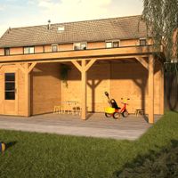 Foto der Duxwood Gartenhaus mit Terrasse Genevè
