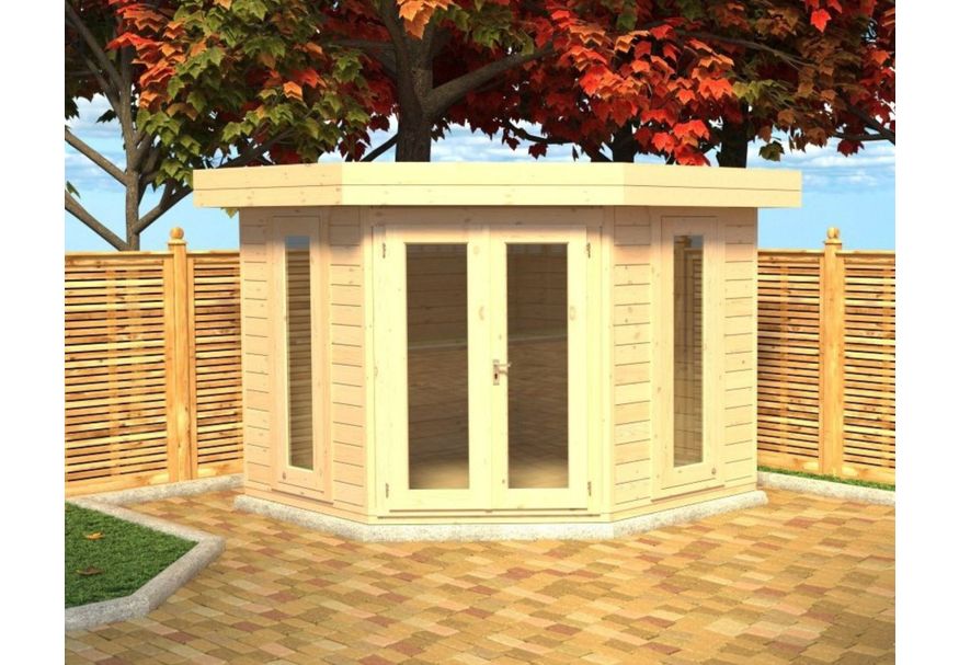 Azalp Blockhaus Dario 270x270 cm Foto von Azalp Blockhaus Dario 270x270 cm