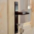 Foto van Azalp dubbele deur half glas - 30mm (140x199 cm)