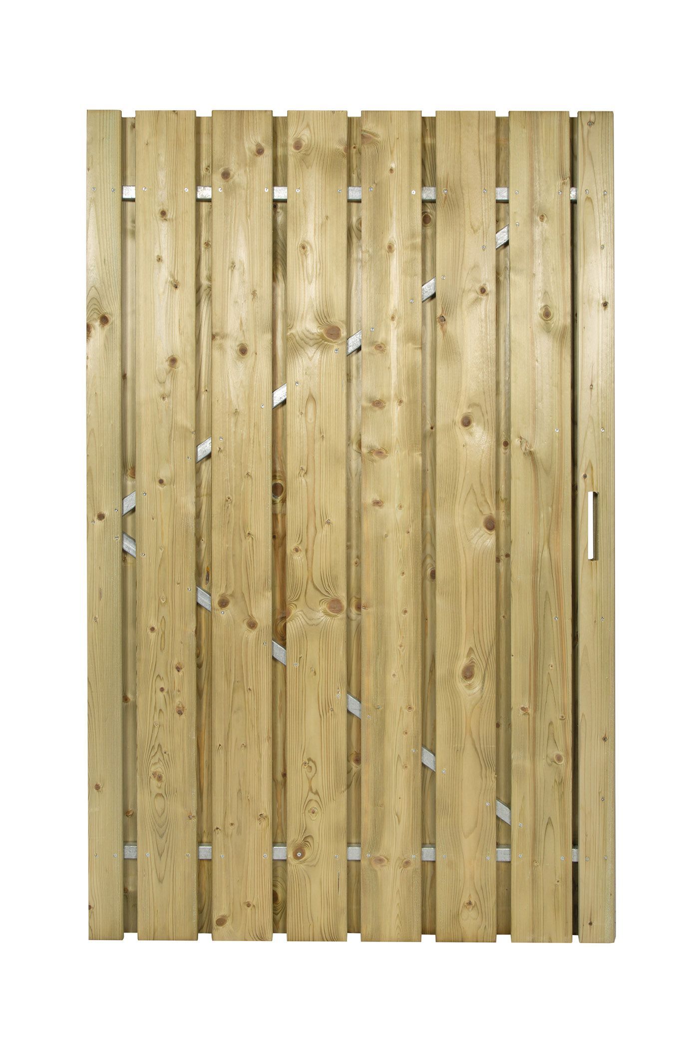 Foto van Azalp tuindeur Vurenhout frame universeel