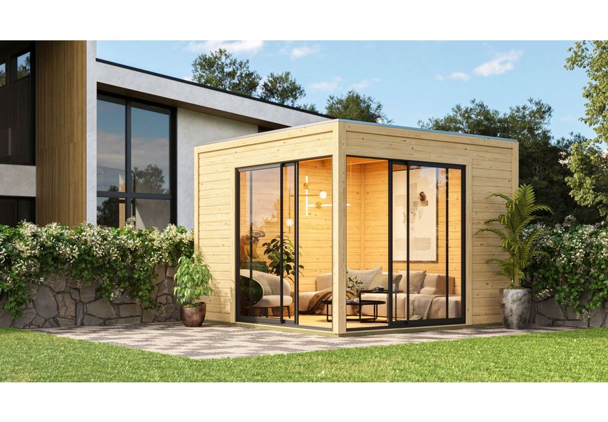 Karibu Dice 3 Gartenhaus (92790) Foto von Karibu Dice 3 Gartenhaus (92790)