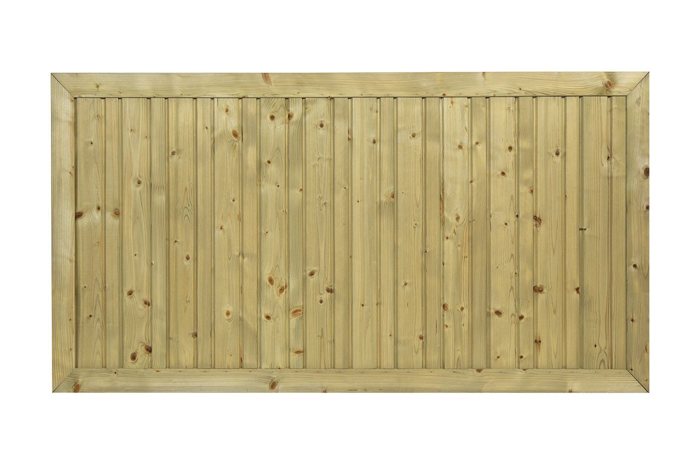 Foto van Azalp tuinscherm vurenhout dicht rhombus