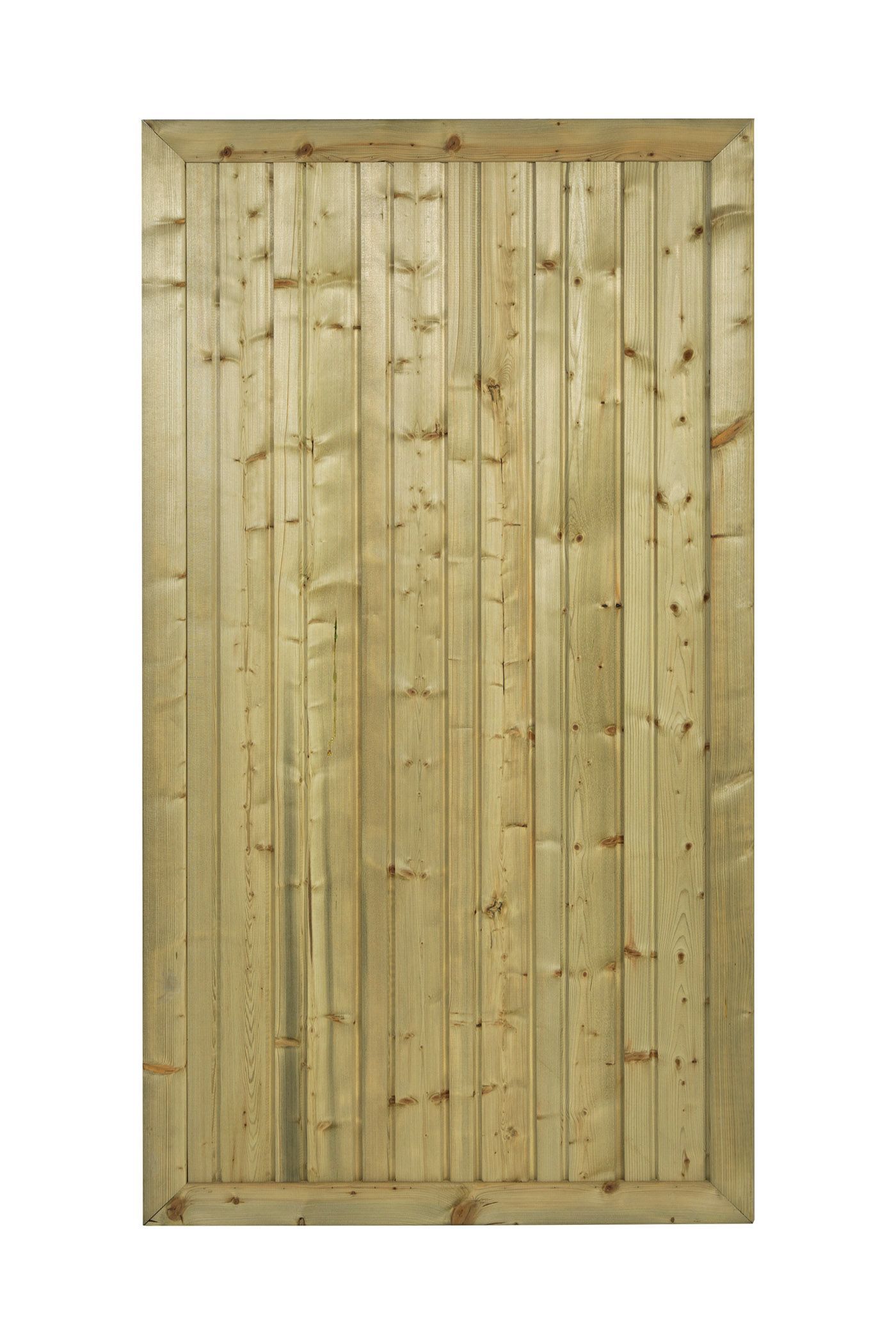 Foto van Azalp tuinscherm vurenhout dicht rhombus