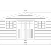 Foto der Solid S8309 Douai Gartenhaus