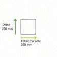 Foto van Douglas Fijnbezaagd 200/200 PEFC - 300 cm