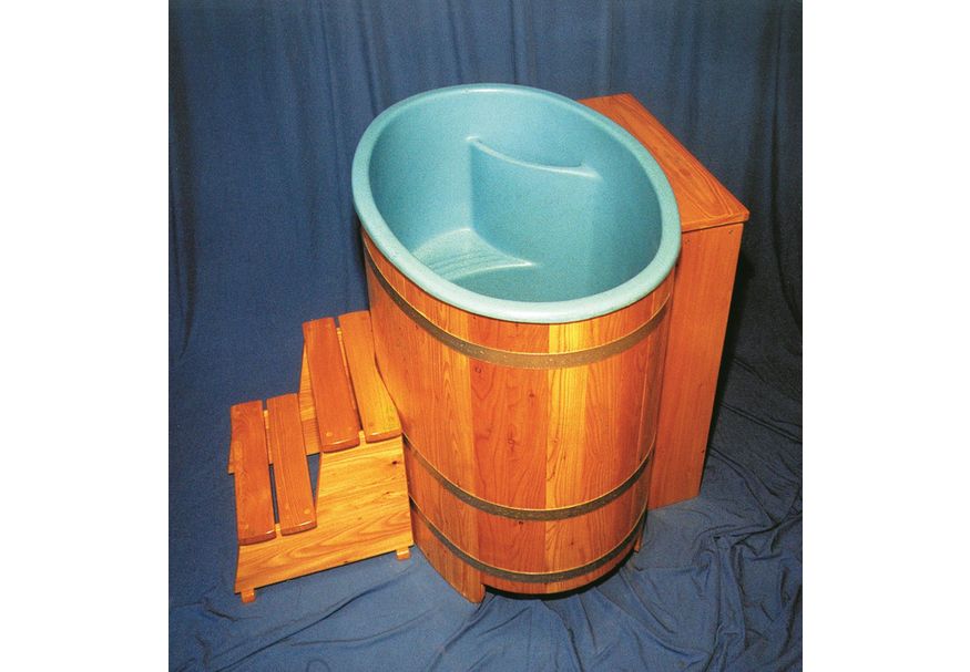 Blumenberg Tauchbecken 112x79x101 cm, Lärche (443/03ES) Foto von Blumenberg Tauchbecken 112x79x101 cm, Lärche (443/03ES)