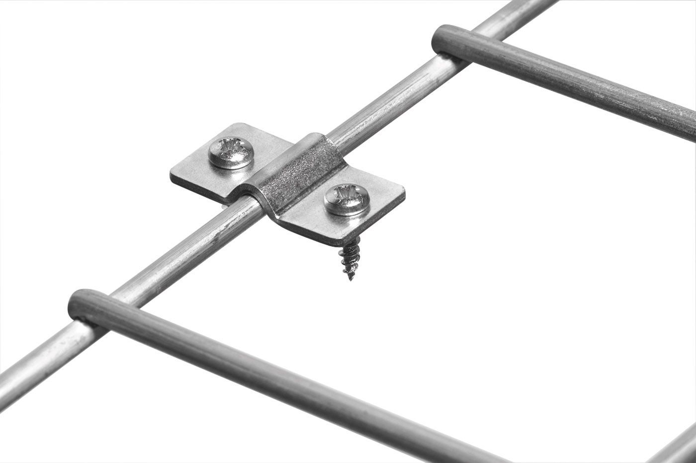 Foto van Azalp draadscherm bevestigingsmateriaal