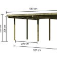 Foto von Karibu Eco Doppel-Carport 1 (62035)