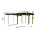 Foto von Karibu Eco Carport 2 (62041)
