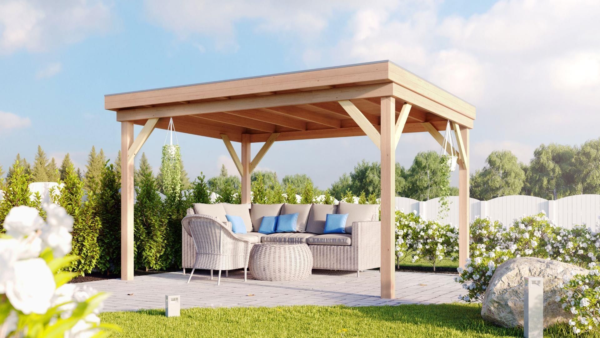 Foto van WoodAcademy douglas overkapping Duke