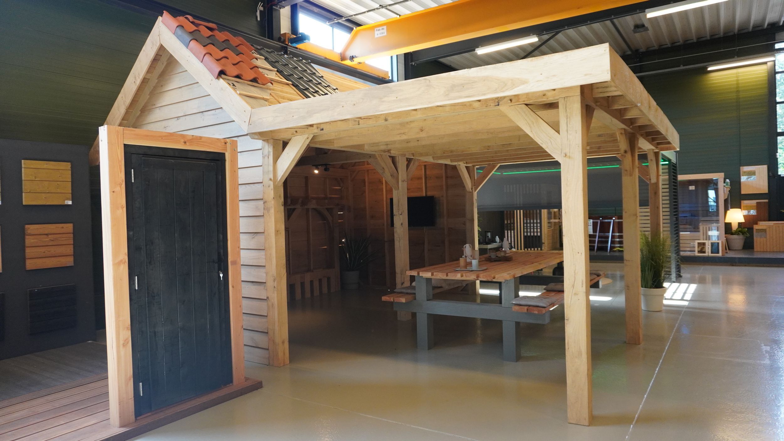 Foto van Eiken overkapping - Showroom Model
