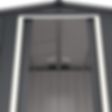 Foto van Duramax ECO Metalen Tuinhuis 6x4 Antraciet (O)