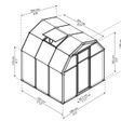 Foto van Palram – Canopia Eco Grow 6X6 - Groen