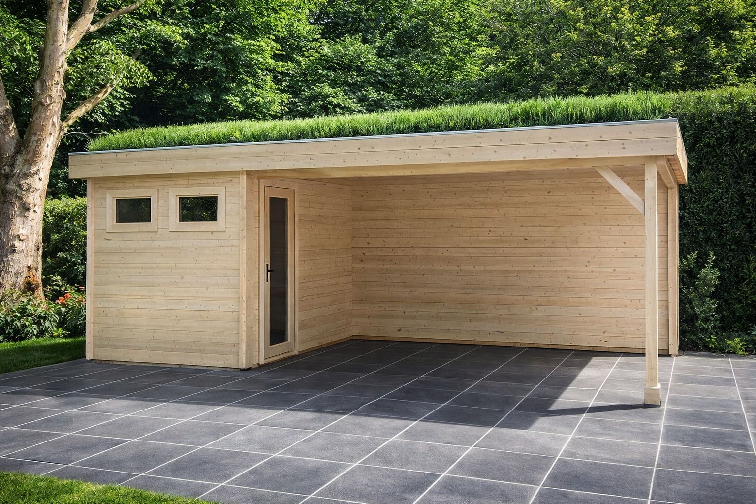 Foto von Azalp Blockhaus Edith 550x300 cm