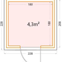 Foto van Telluria Eleganto 2121 metalen tuinhuis - wit|antraciet