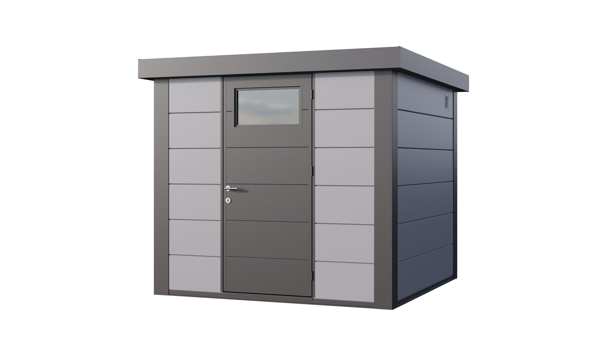 Foto van Telluria Classico 2424 metalen tuinhuis