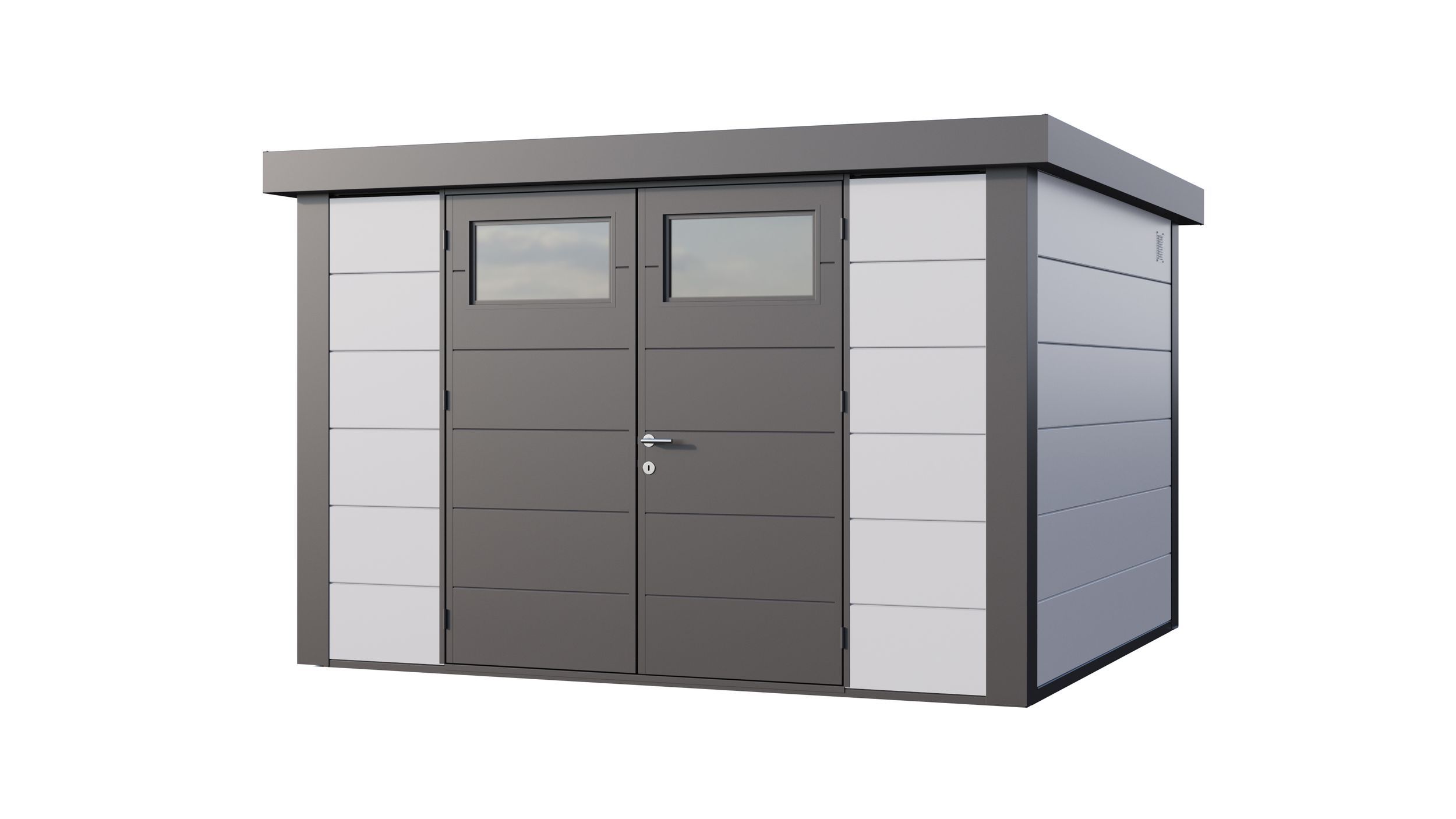 Foto van Telluria Classico 3330 metalen tuinhuis