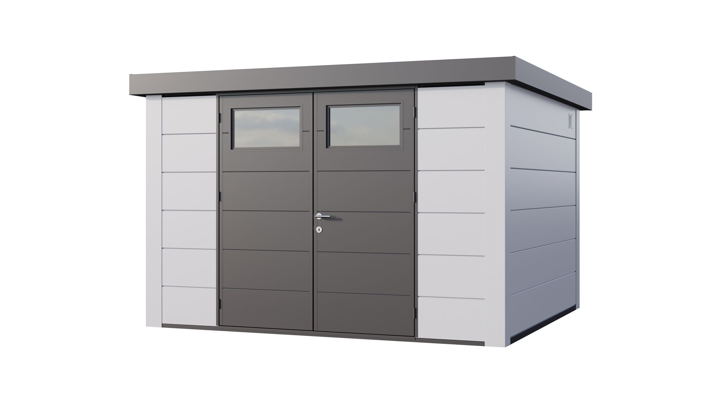 Foto van Telluria Classico 3330 metalen tuinhuis