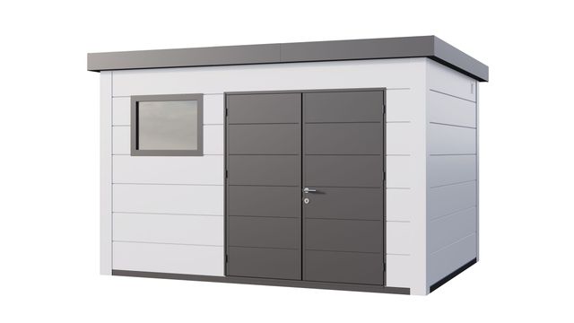 Foto van Telluria Eleganto Plus 3930 metalen tuinhuis - wit