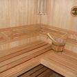 Foto van Azalp elementhoeksauna Classic 186x135 cm - elzen