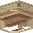 Foto von Azalp Elementare Ecksauna Classic 237x186 cm, Erle