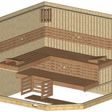 Foto von Azalp Elementare Ecksauna Classic 203x220 cm, Erle