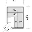 Foto von Azalp Elementare Ecksauna Classic 203x263 cm, Erle