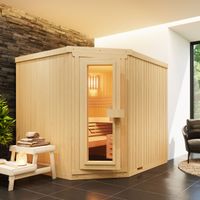 Foto der Azalp Elementare Ecksauna Classic