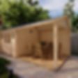 Foto von Grunland Blockhaus Elise 300x590 cm