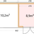 Foto van Telluria Classico Lounge Large 3030 lichtgrijs - links