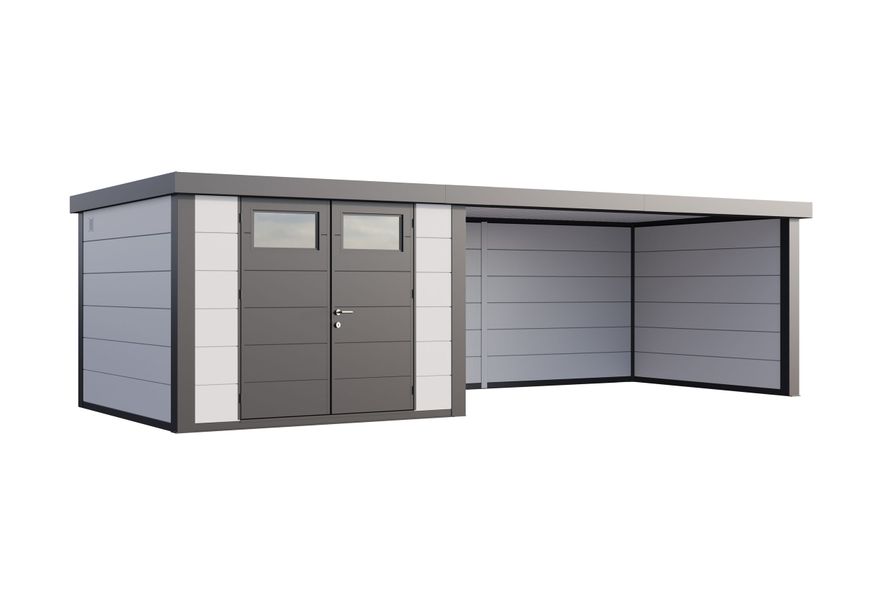 Telluria Classico Lounge XL 3030 wit|antraciet - rechts Foto van Telluria Classico Lounge XL 3030 wit|antraciet - rechts