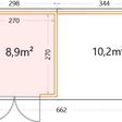 Foto van Telluria Classico Lounge Large 3030 wit|antraciet - rechts