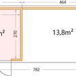 Foto van Telluria Classico Lounge XL 3030 wit|antraciet - rechts