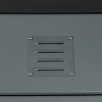 Foto van Telluria Eleganto 3330 metalen tuinhuis met overkapping links