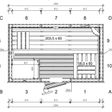 Foto van Azalp Elementsauna 220x135 cm, elzen