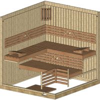 Foto der Azalp Elementsauna Classic
