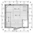 Foto van Azalp Elementsauna 203x203 cm, elzen