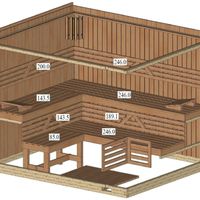Foto der Azalp Elementsauna Classic