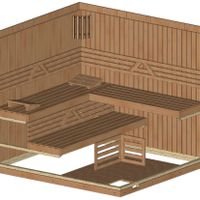 Foto der Azalp Elementsauna Classic