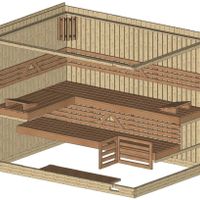 Foto der Azalp Elementsauna Classic