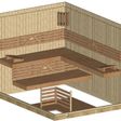 Foto van Azalp Elementsauna 203x263 cm, elzen