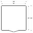 Foto van WoodAcademy houten tuinhuis Emerald Excellent grigio 400x400 cm