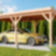 Foto von WoodAcademy Emperor Douglasie Carport 580x300 cm