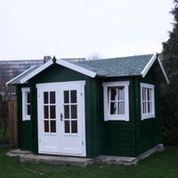 Foto der Azalp Blockhütte Essex