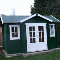 Foto der Azalp Blockhütte Essex