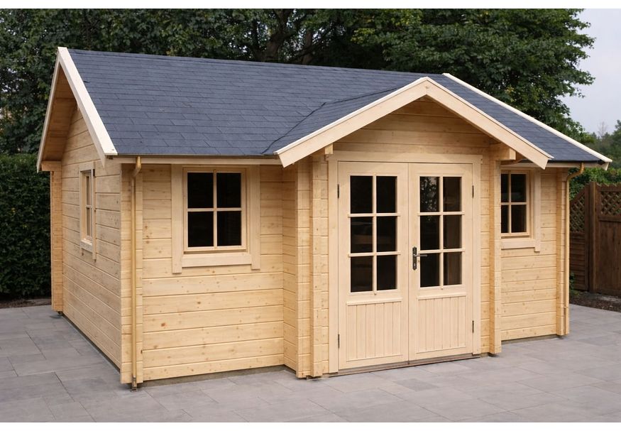 Foto von Azalp Blockhaus Essex 450x300 cm, 30 mm