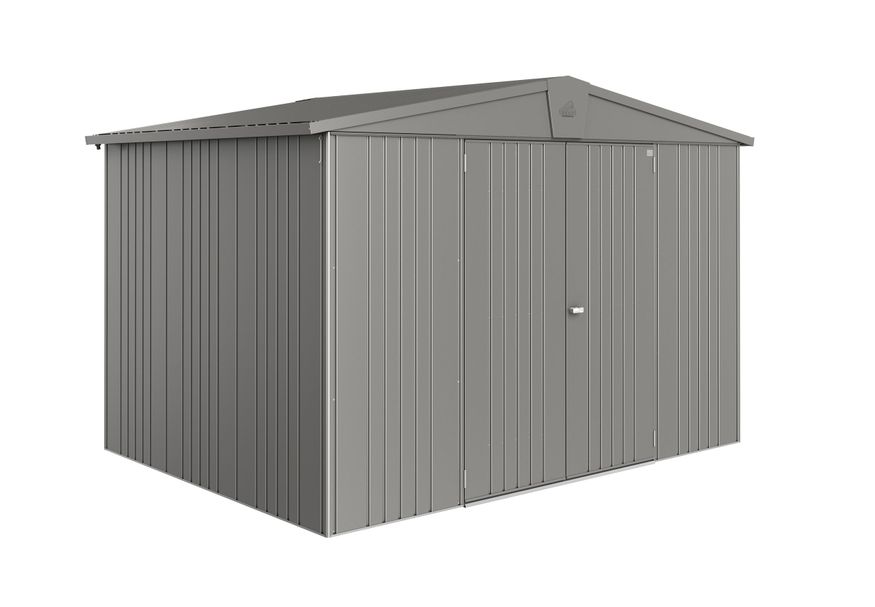 Biohort Europa 5 Metalen Berging Kwartsgrijs Metallic Foto van Biohort Europa 5 Metalen Berging Kwartsgrijs Metallic