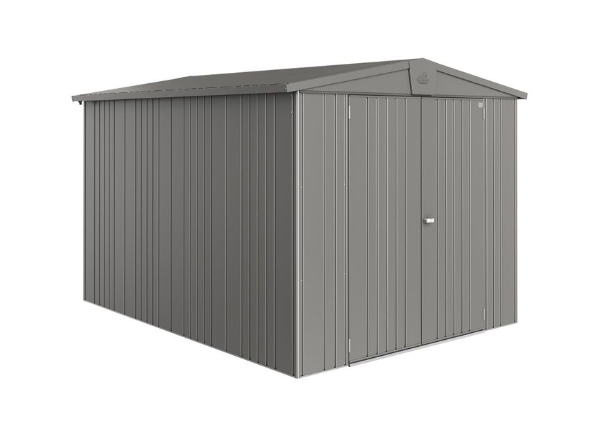 Biohort Europa 6 Metalen Berging Kwartsgrijs Metallic Foto van Biohort Europa 6 Metalen Berging Kwartsgrijs Metallic