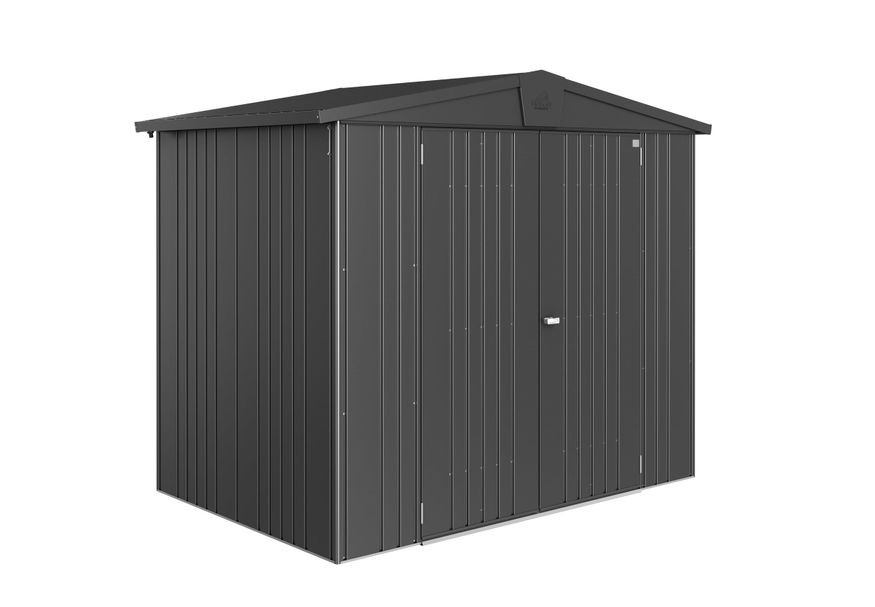 Biohort Europa 3 Metalen Berging Donkergrijs Metallic Foto van Biohort Europa 3 Metalen Berging Donkergrijs Metallic