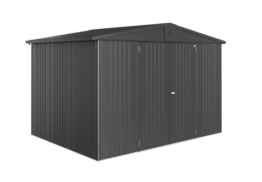 Biohort Europa 5 Metalen Berging Donkergrijs Metallic Foto van Biohort Europa 5 Metalen Berging Donkergrijs Metallic